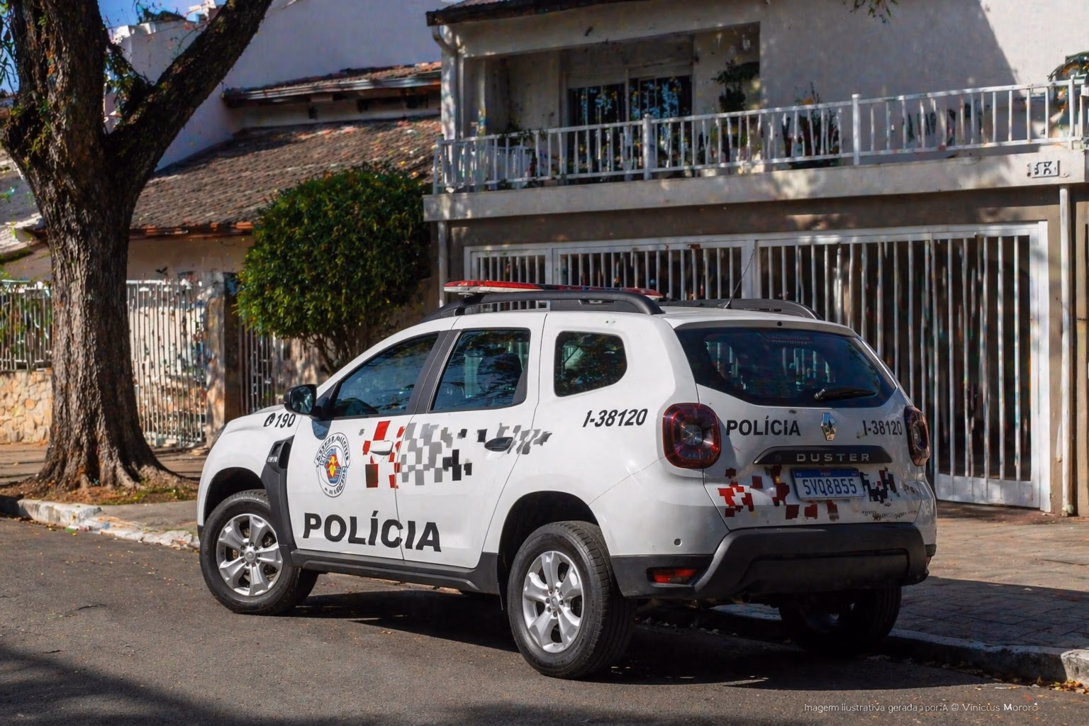 Homem é preso após ser encontrado em telhado em São Paulo