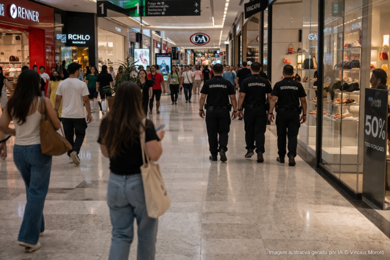 Homem é agredido por seguranças em shopping da Zona Leste de São Paulo após tentativa de venda de celular