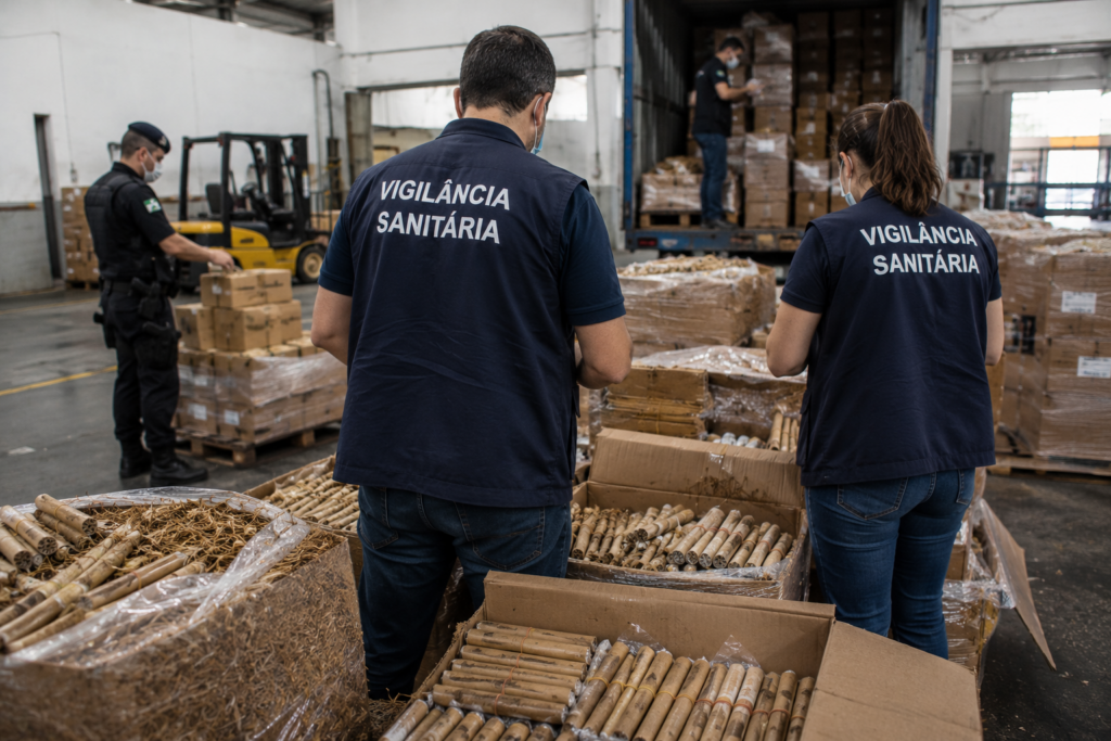Anvisa apreende mais de 120 mil caixas de cigarros de palha irregulares em operação de fiscalização