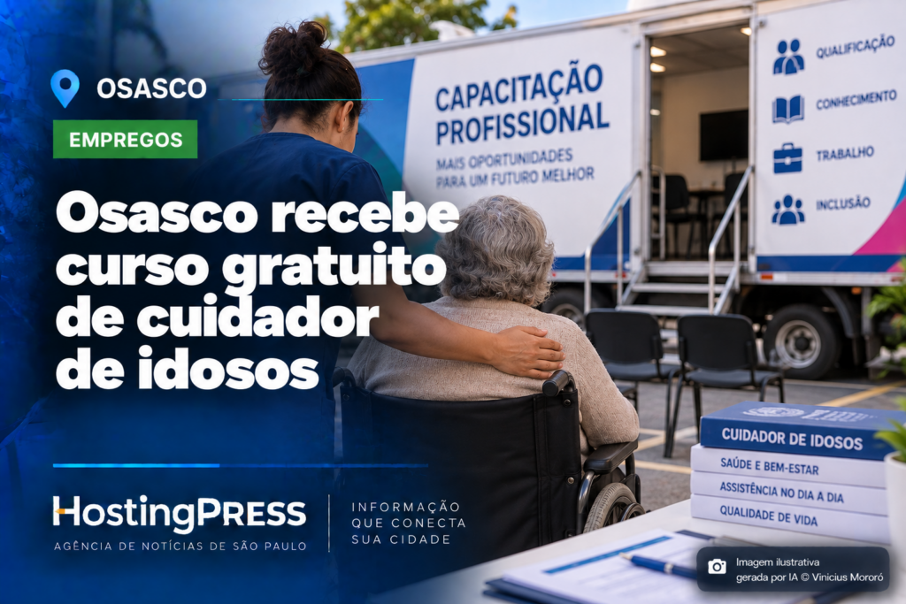 Osasco recebe curso gratuito de cuidador de idosos a partir desta terça (8)