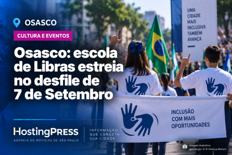 Escola de Libras participa pela 1ª vez do desfile de 7 de Setembro em Osasco