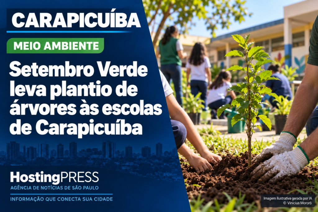 Carapicuíba promove ações de educação ambiental durante o Setembro Verde
