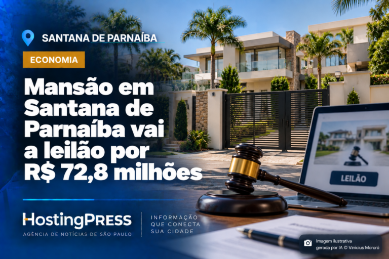Mansão de empresário em Santana de Parnaíba vai a leilão por R$ 72,8 milhões