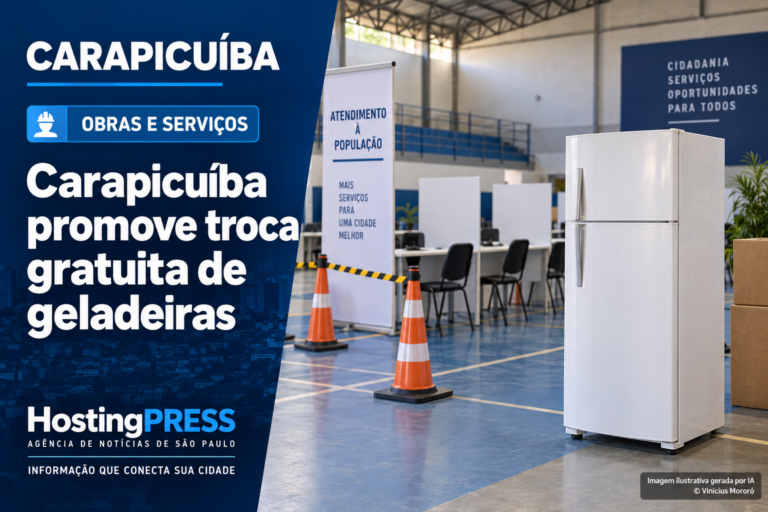 Carapicuíba abre inscrições para troca gratuita de geladeiras antigas
