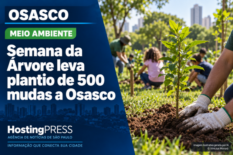 Osasco promove Semana da Árvore com plantio de 500 mudas até 30 de setembro